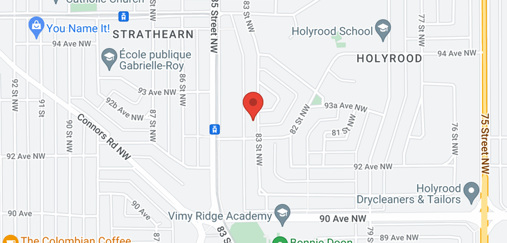map of 9308 83 ST NW